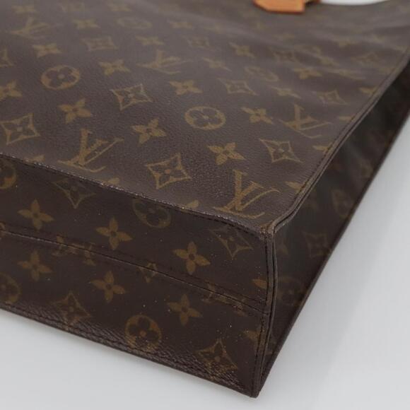 LOUIS VUITTON Monogram Sac Plat Hand Bag M51140 - Picture 9 of 16